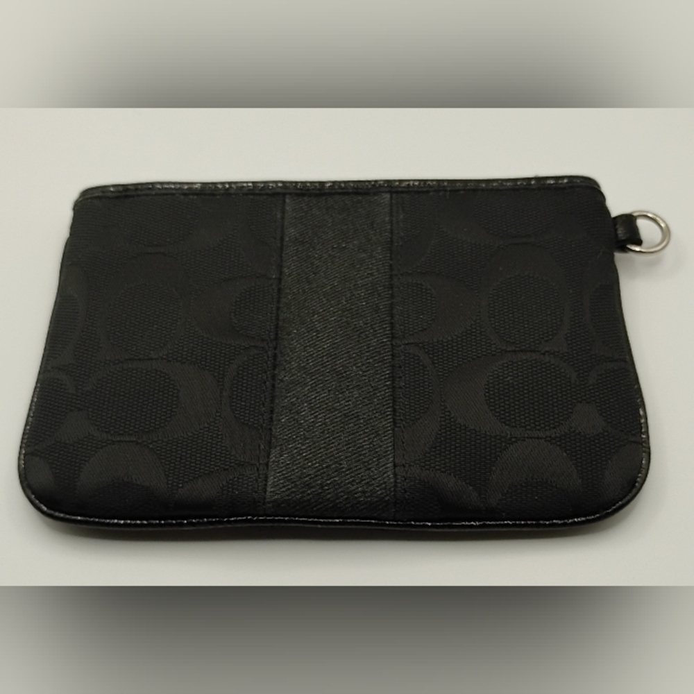 Coach Black Wristlet *Missing Zipper Shown In Picture Like BN Condition* - Picture 2 of 5
